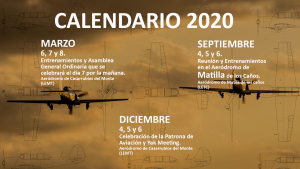 CALENDARIO TEMPORADA 2020